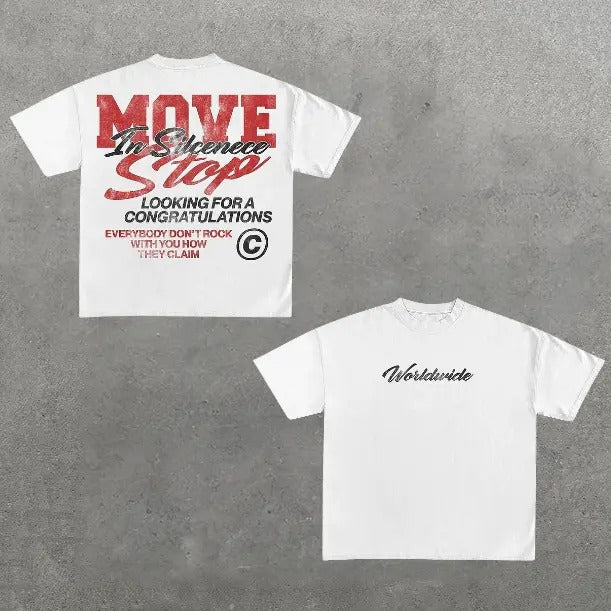 Move Silence Casual Cotton Y2k Gothic Womenswear - Adult & Kids T-Shirts, Sweatshirts & Hoodies apparel design preview 1