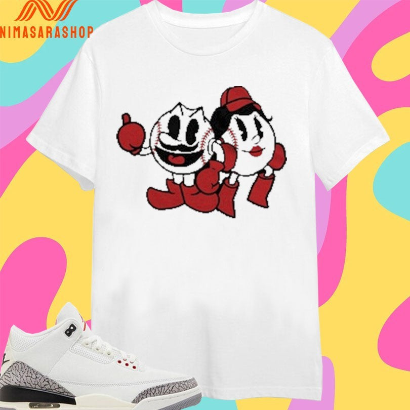 Mr And Ms Baseball Cincinnati Red - Adult & Kids T-Shirts, Sweatshirts & Hoodies apparel design preview 1