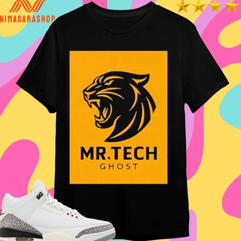 Mr Tech Ghost Lion - Adult & Kids T-Shirts, Sweatshirts & Hoodies apparel design preview 1