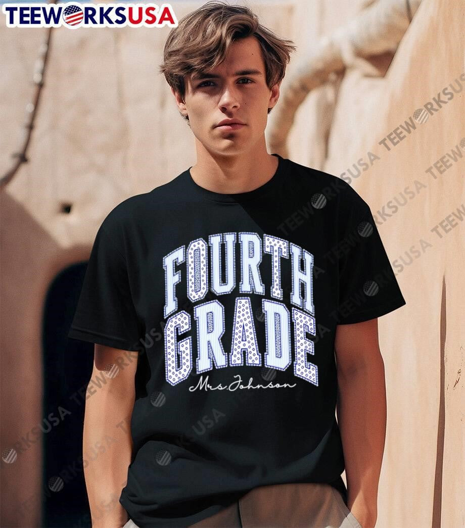 Mrs Johnson Fourth Grade Teacher Apparel - Adult & Kids T-Shirts, Sweatshirts & Hoodies apparel design preview 1