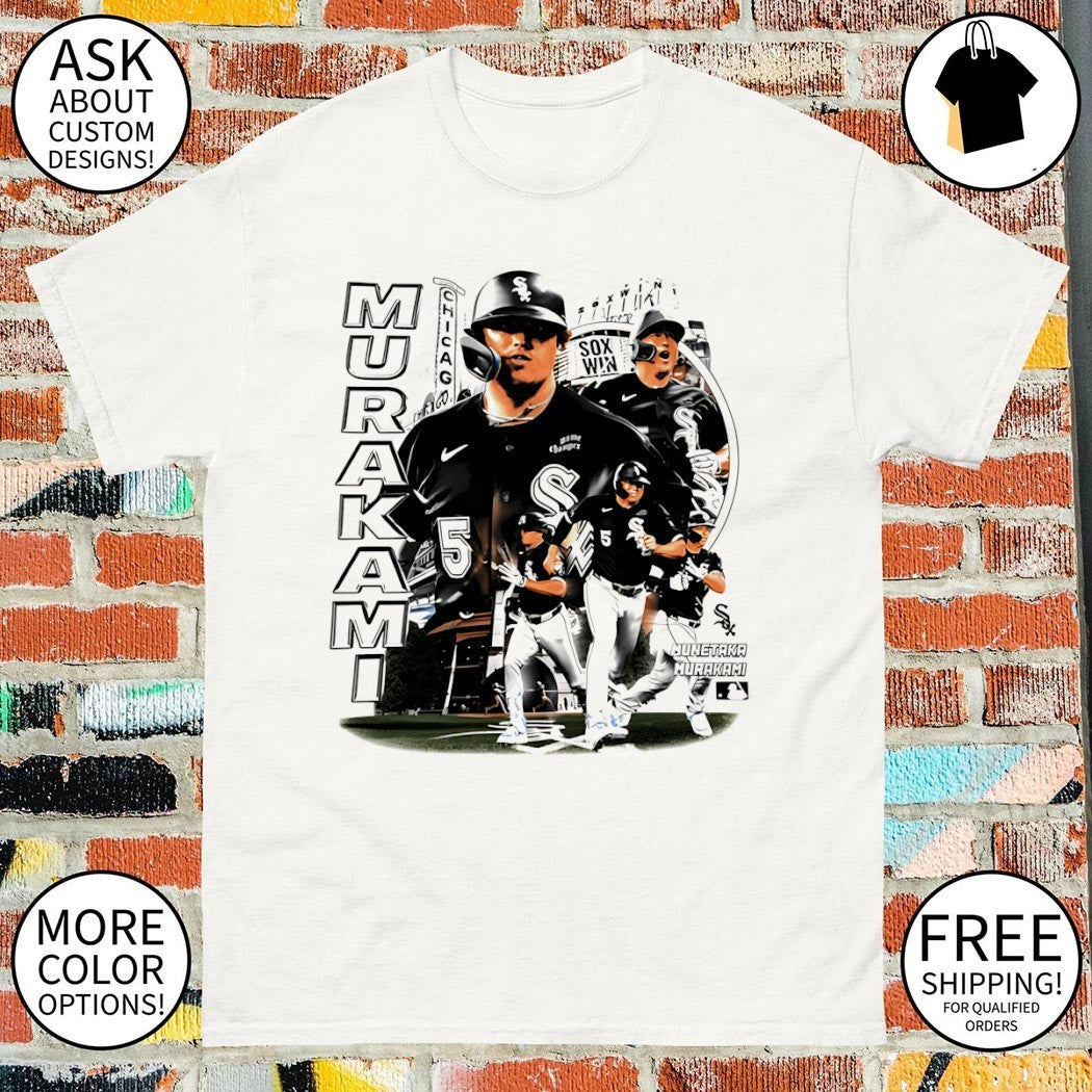 Munetaka Murakami Chicago White Sox Baseball MLB - Adult & Kids T-Shirts, Sweatshirts & Hoodies apparel design preview 1