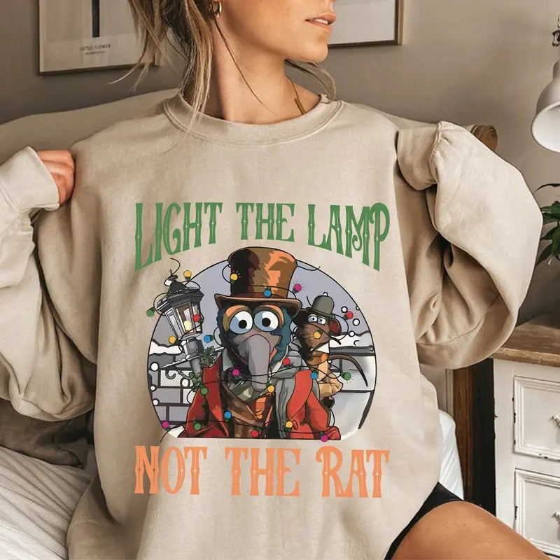 Muppet Carol Retro Gonzo Rizzo Light Lamp Not Rat - Adult & Kids T-Shirts, Sweatshirts & Hoodies apparel design preview 1