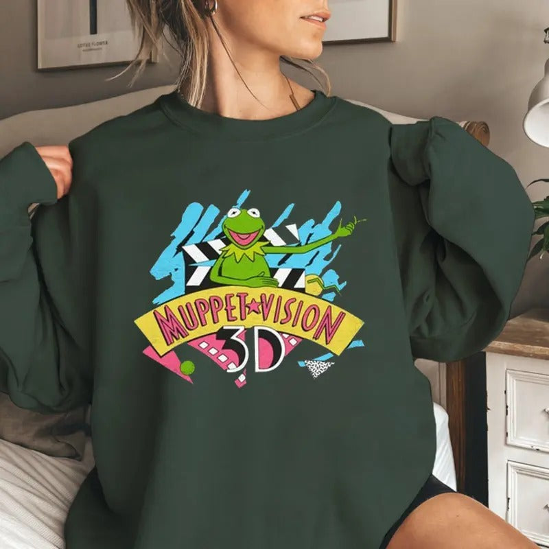 Muppet Vision 3D Muppets Show Vintage 80'S Lover - Adult & Kids T-Shirts, Sweatshirts & Hoodies apparel design preview 1