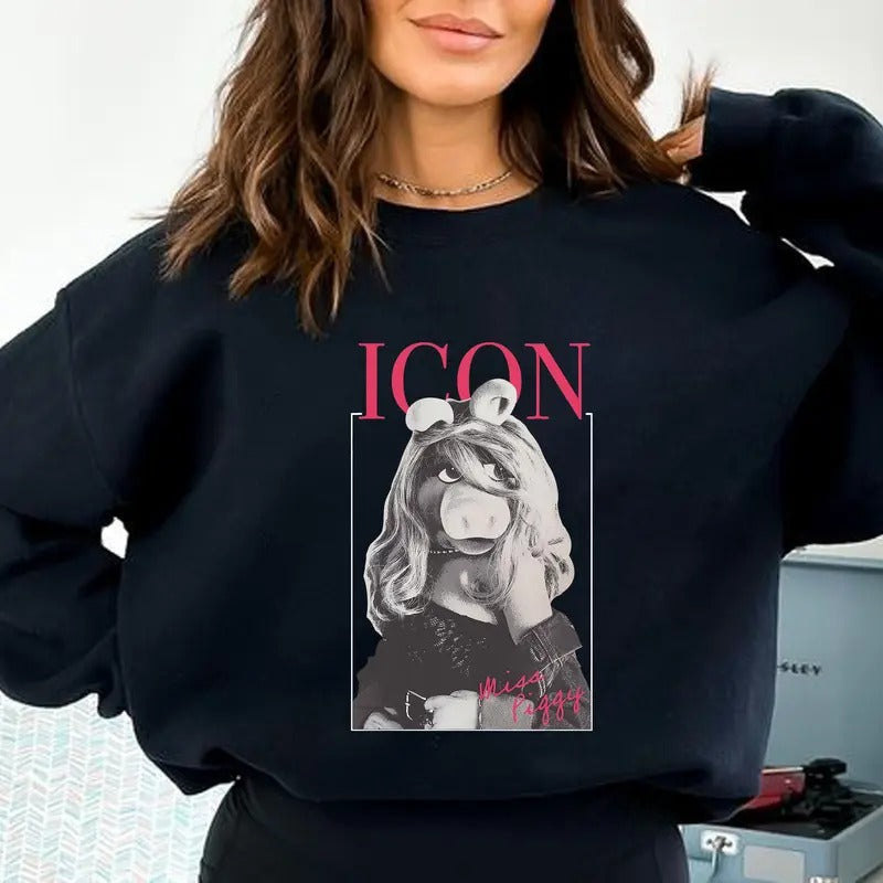 Muppets Miss Piggy Icon - Adult & Kids T-Shirts, Sweatshirts & Hoodies apparel design preview 1