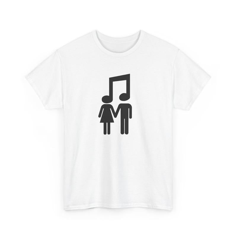 Music Connects People Heavy Cotton Lover Musical - Adult & Kids T-Shirts, Sweatshirts & Hoodies apparel design preview 1
