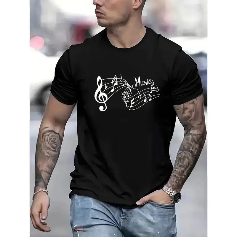 Musical Note Short Sleeve Comfy Stretchy Summer - Adult & Kids T-Shirts, Sweatshirts & Hoodies apparel design preview 1