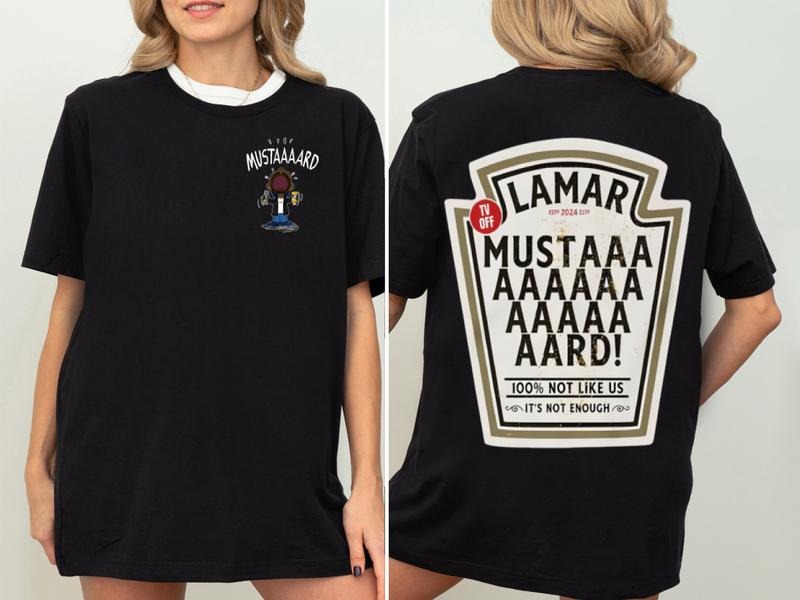 Mustaaaard Funny Lamar Inspired Casual Comfortable - Adult & Kids T-Shirts, Sweatshirts & Hoodies apparel design preview 1