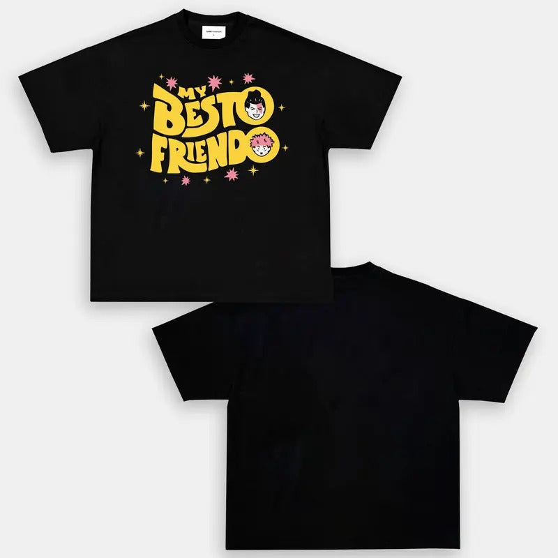 My Besto Friendo Anime Lover Japanese Streetwear Jjk - Adult & Kids T-Shirts, Sweatshirts & Hoodies apparel design preview 1