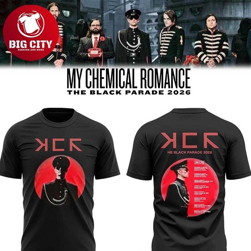 My Chemical Romance 2026 The Black Parade Schedule - Adult & Kids T-Shirts, Sweatshirts & Hoodies apparel design preview 1