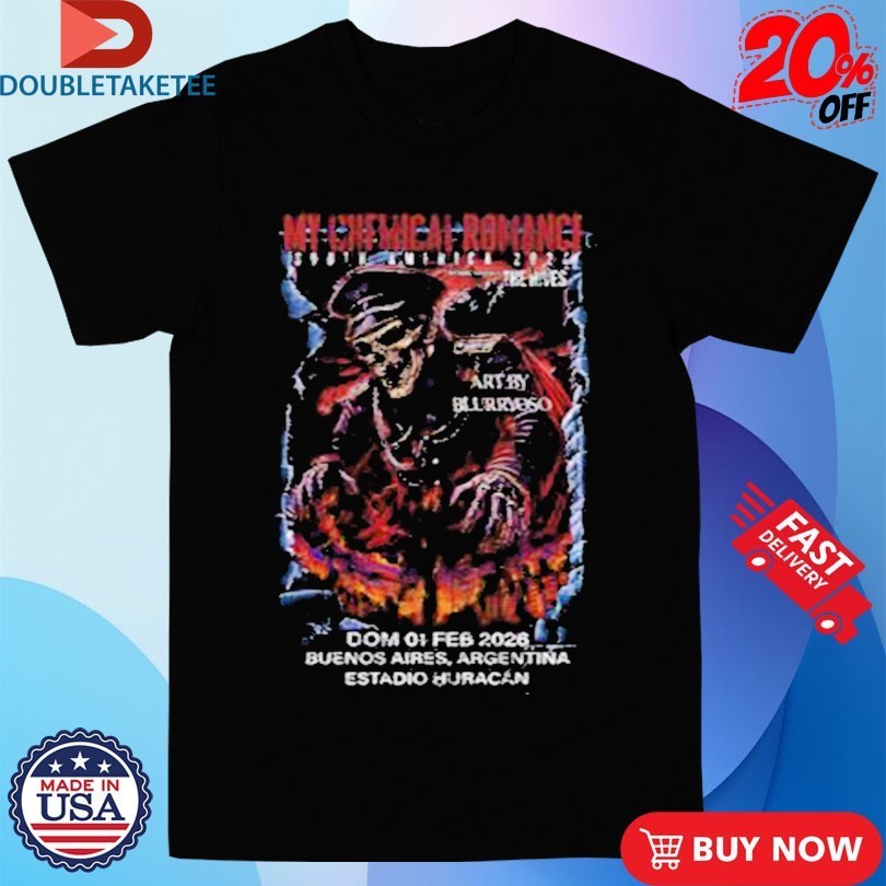 My Chemical Romance South America 2026 Tour - Adult & Kids T-Shirts, Sweatshirts & Hoodies apparel design preview 1