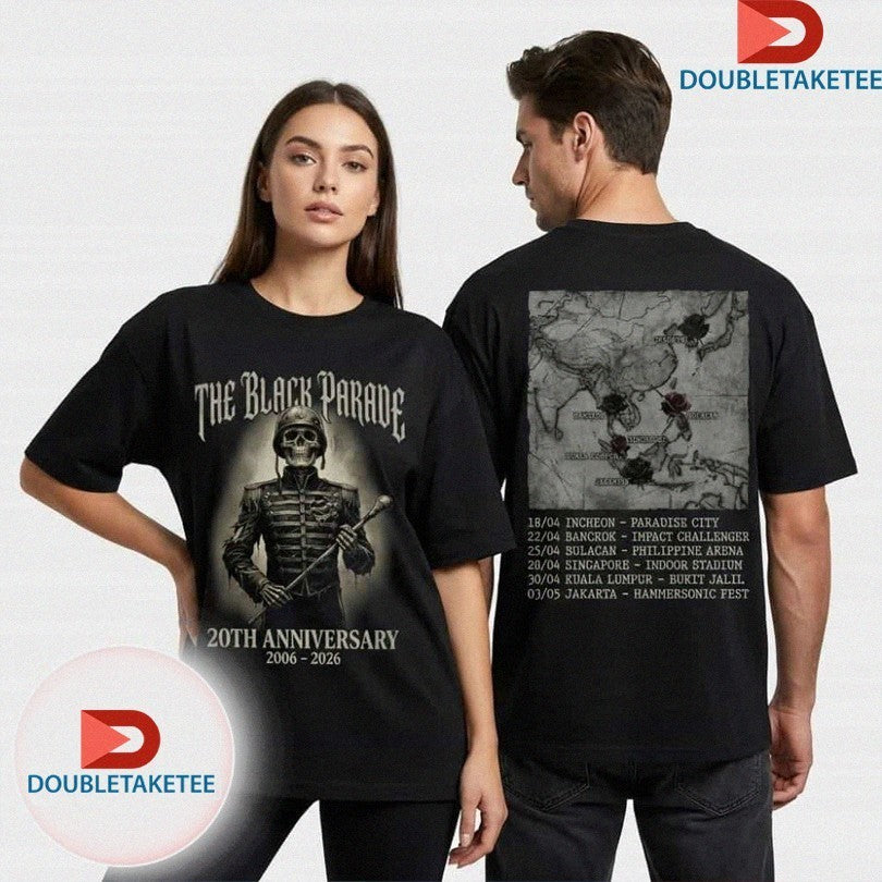 My Chemical Romance The Black Parade 2006-2026 Tour - Adult & Kids T-Shirts, Sweatshirts & Hoodies apparel design preview 1