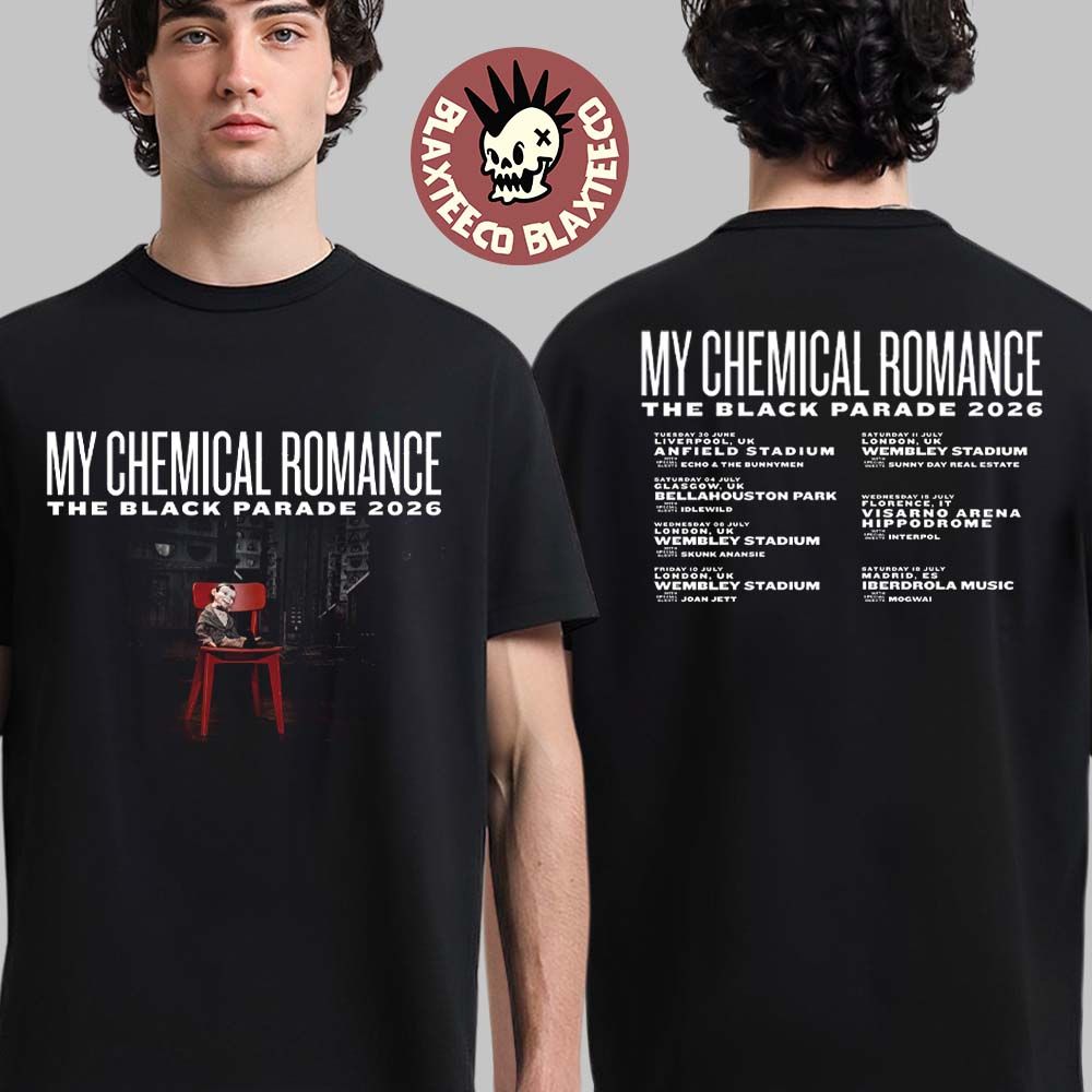 My Chemical Romance The Black Parade 2026 UK And - Adult & Kids T-Shirts, Sweatshirts & Hoodies apparel design preview 1