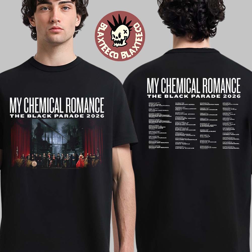 My Chemical Romance The Black Parade 2026 World Tour - Adult & Kids T-Shirts, Sweatshirts & Hoodies apparel design preview 1