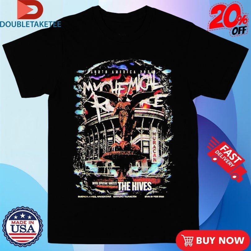 My Chemical Romance The Hives Estadio HuracÃ¡n - Adult & Kids T-Shirts, Sweatshirts & Hoodies apparel design preview 1