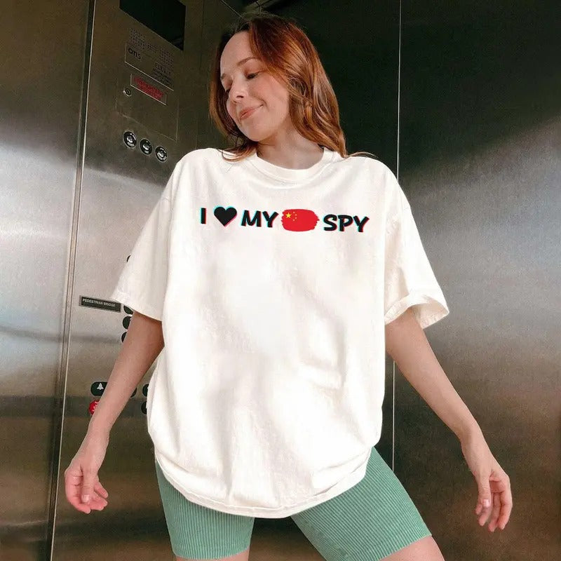 My Chinese Spy Saying Goodbye I Love Matching Couple - Adult & Kids T-Shirts, Sweatshirts & Hoodies apparel design preview 1