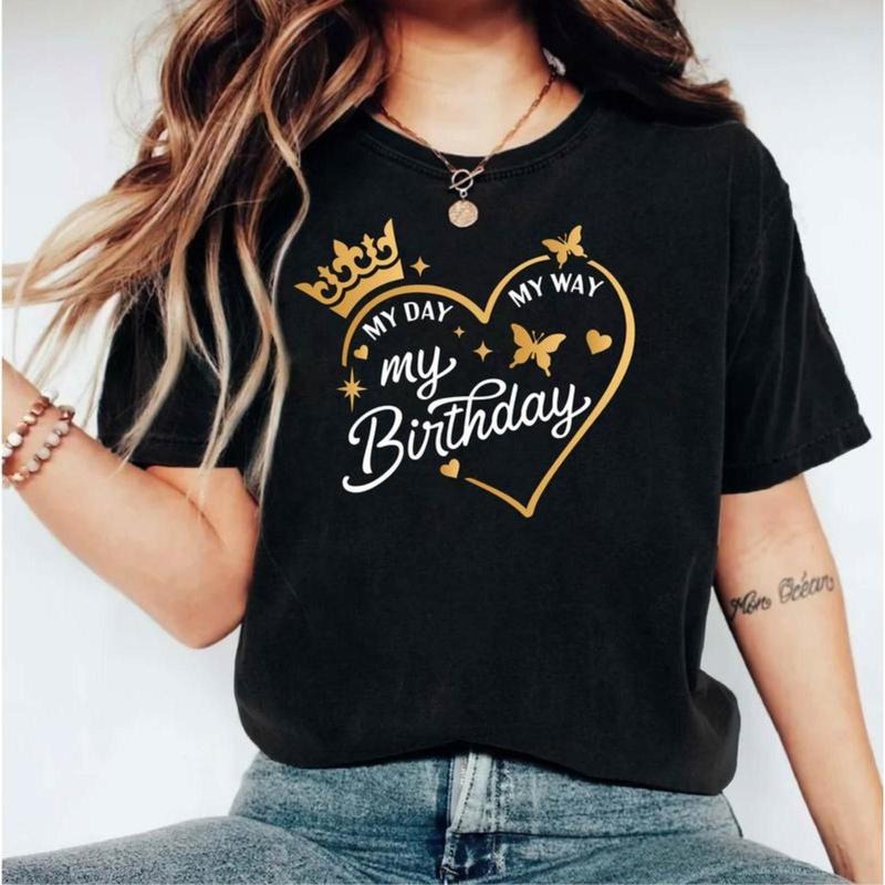 My Day Way Party Heart Gold B Short Sleeve - Adult & Kids T-Shirts, Sweatshirts & Hoodies apparel design preview 1
