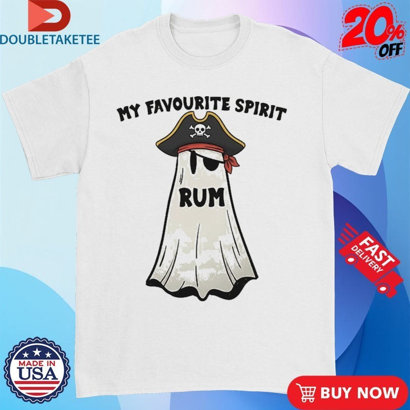 My Favourite Spirit Rum Ghost Pirates - Adult & Kids T-Shirts, Sweatshirts & Hoodies apparel design preview 1
