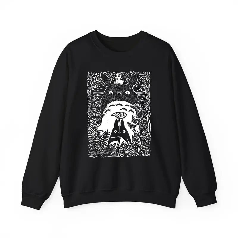 My Neighbor Totoro Studio Ghibli Spirited Away - Adult & Kids T-Shirts, Sweatshirts & Hoodies apparel design preview 1