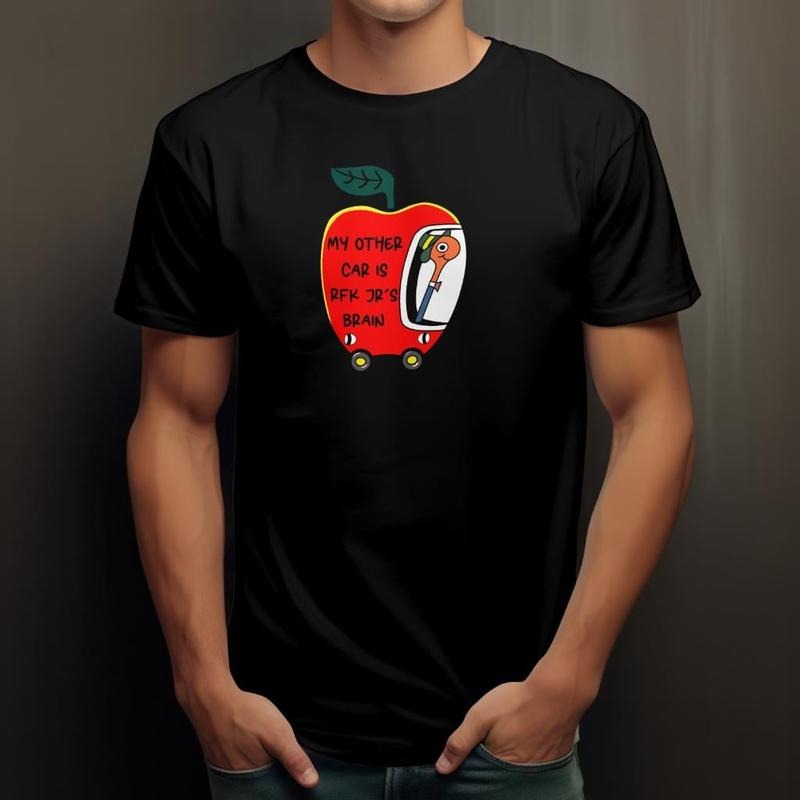 My Other Car Is RFK Jr'S Brain Political Humor - Adult & Kids T-Shirts, Sweatshirts & Hoodies apparel design preview 1