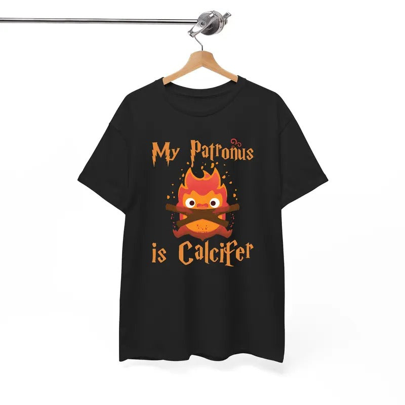 My Patrous Is Calcifer Howls Moving Castle Sophie - Adult & Kids T-Shirts, Sweatshirts & Hoodies apparel design preview 1