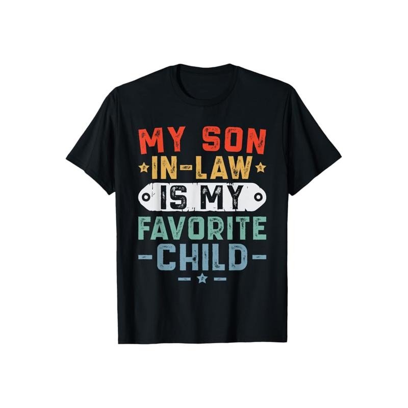 My Son Law Is Favorite Child Funny Casual Crew Neck - Adult & Kids T-Shirts, Sweatshirts & Hoodies apparel design preview 1
