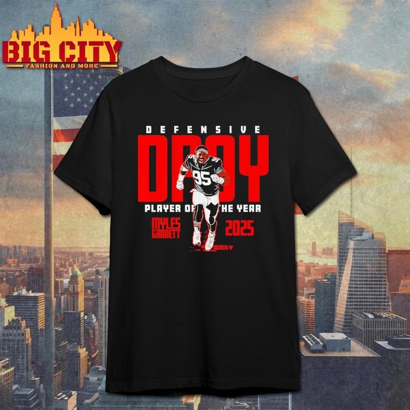 Myles Garrett 2025 Defensive Player of the Year - Adult & Kids T-Shirts, Sweatshirts & Hoodies apparel design preview 1