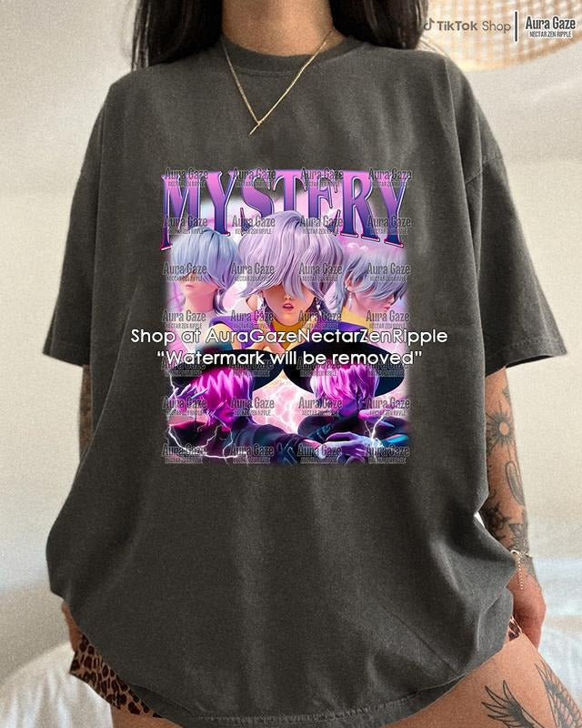Mystery Saja KPop Demon Hunters Comfort Colors Fan - Adult & Kids T-Shirts, Sweatshirts & Hoodies apparel design preview 1
