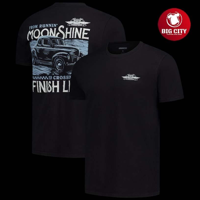 NASCAR Checkered Flag Sports Moonshine Finish Line - Adult & Kids T-Shirts, Sweatshirts & Hoodies apparel design preview 1