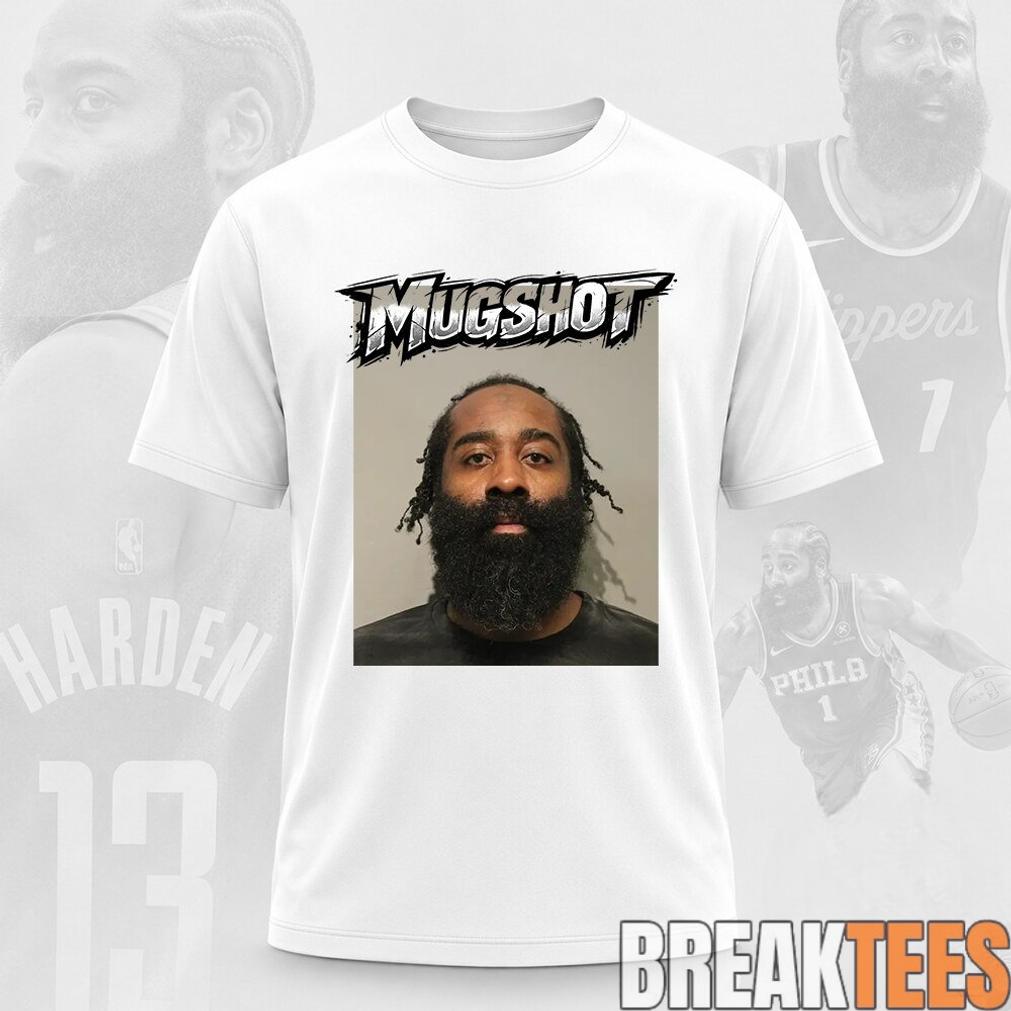 NBA James Harden Mugshot 2026 - Adult & Kids T-Shirts, Sweatshirts & Hoodies apparel design preview 1