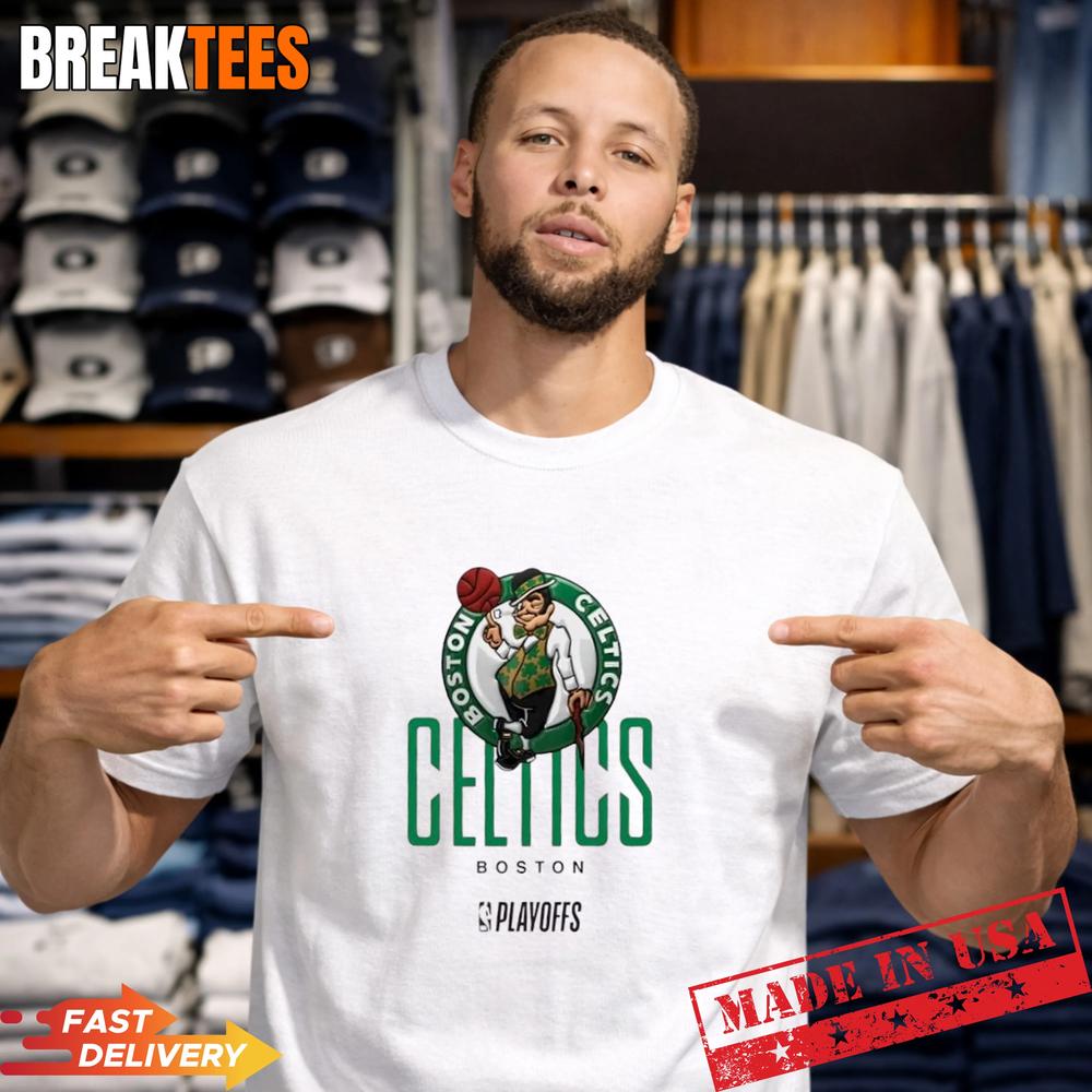 NBA Playoffs Boston Celtics Basketball Logo - Adult & Kids T-Shirts, Sweatshirts & Hoodies apparel design preview 1
