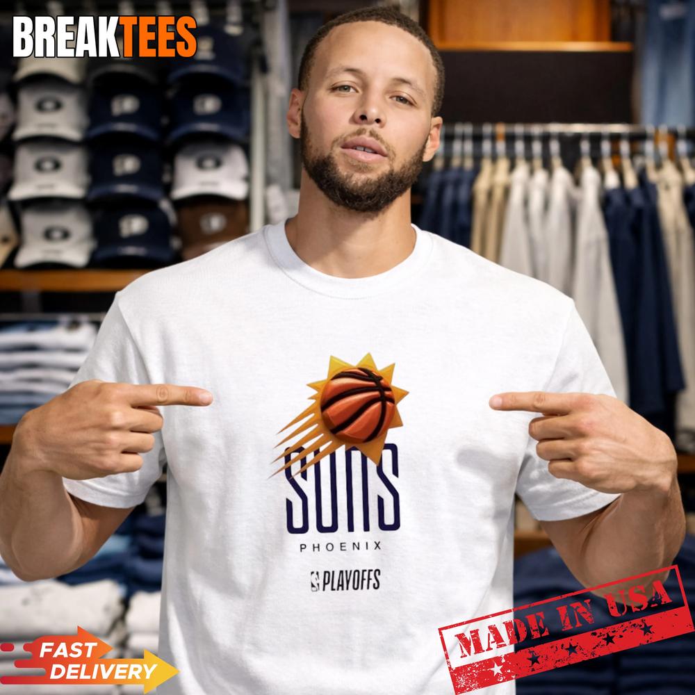 NBA Playoffs Phoenix Suns Basketball Logo - Adult & Kids T-Shirts, Sweatshirts & Hoodies apparel design preview 1
