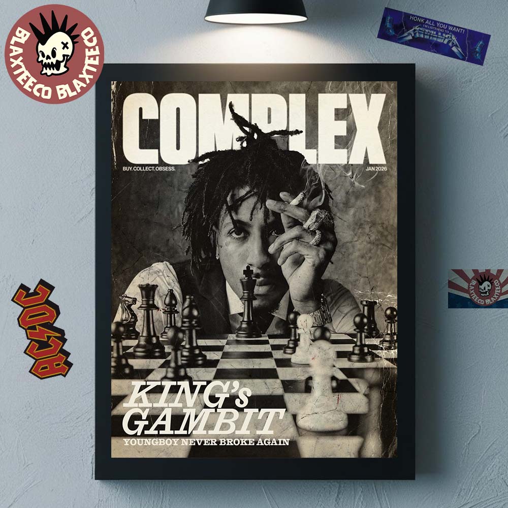 NBA Youngboy On The Cover Of Complex Magazine King's - Adult & Kids T-Shirts, Sweatshirts & Hoodies apparel design preview 1