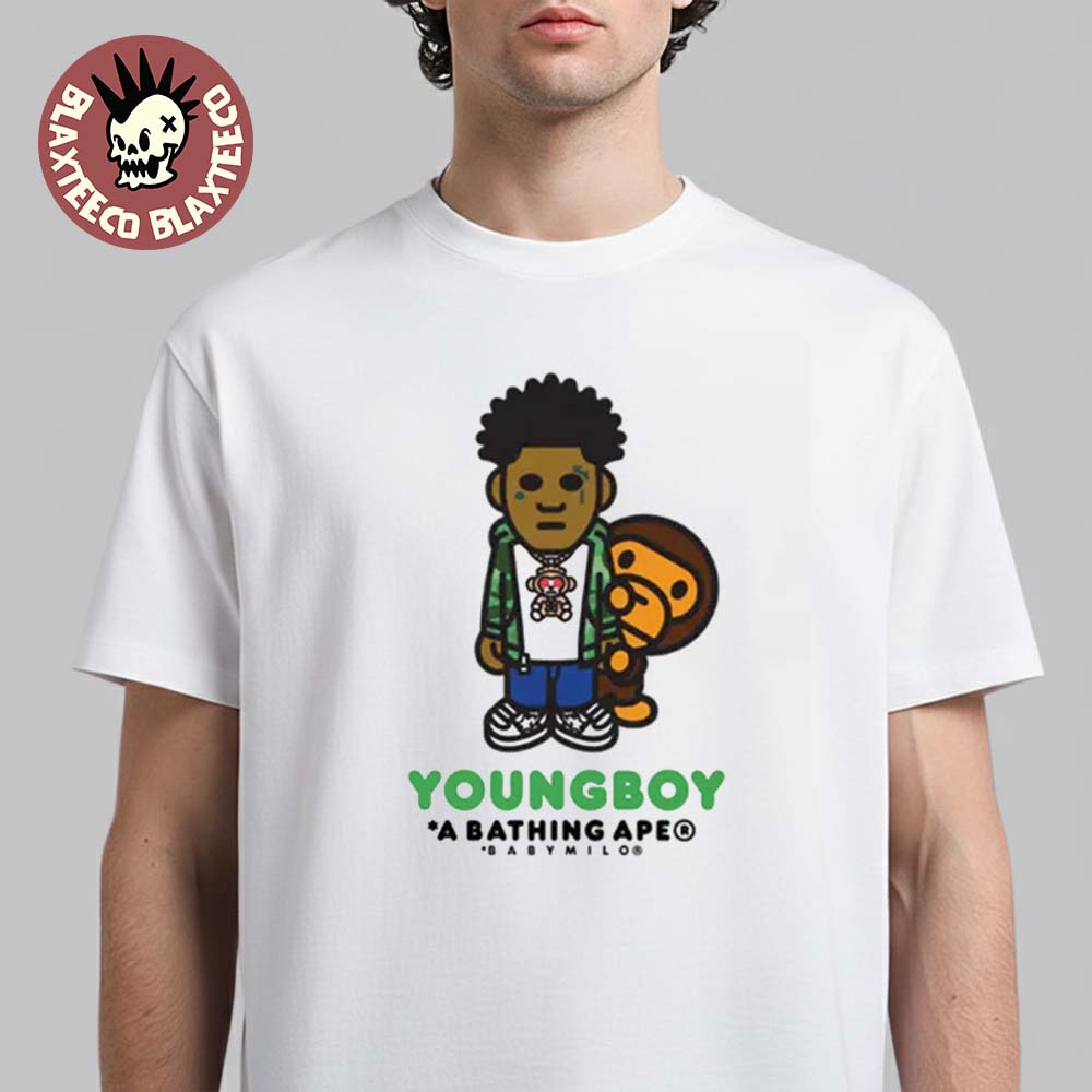 NBA Youngboy x Bape Baby Milo - Adult & Kids T-Shirts, Sweatshirts & Hoodies apparel design preview 1