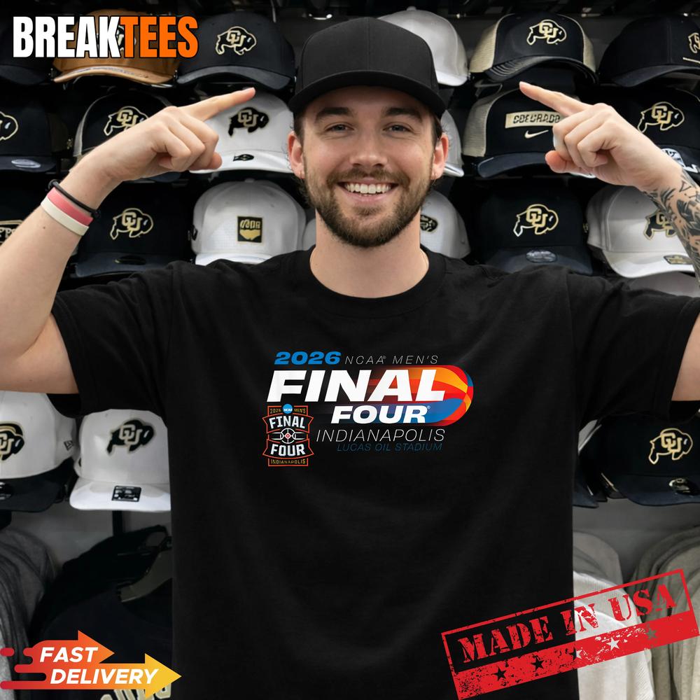 NCAA Final Four 2026 Men's Basketball Indianapolis - Adult & Kids T-Shirts, Sweatshirts & Hoodies apparel design preview 1