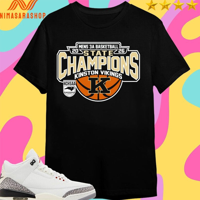 NCHSAA Men’s 3a Basketball State Champions - Adult & Kids T-Shirts, Sweatshirts & Hoodies apparel design preview 1