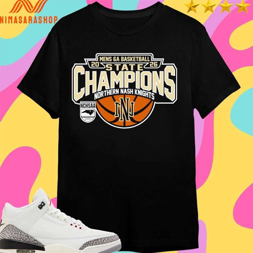 NCHSAA Men’s 6a Basketball State Champions - Adult & Kids T-Shirts, Sweatshirts & Hoodies apparel design preview 1