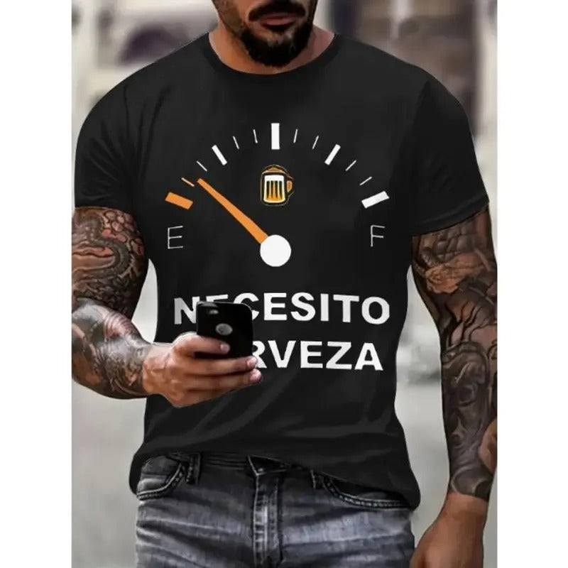 NECESITO CERVEZA Letters 3D Print Comfy Breathable - Adult & Kids T-Shirts, Sweatshirts & Hoodies apparel design preview 1