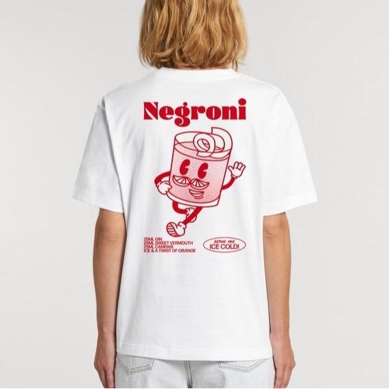 NEGRONI Cocktail Retro Cartoon - Adult & Kids T-Shirts, Sweatshirts & Hoodies apparel design preview 1
