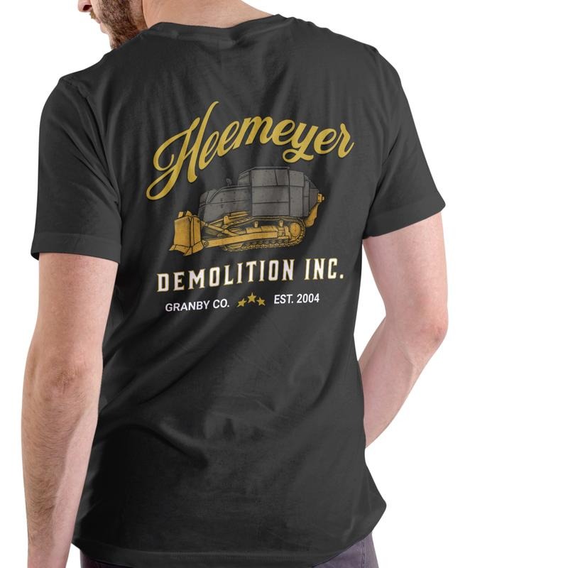 NEW HEEMEYER DEMOLITION INC Cotton - Adult & Kids T-Shirts, Sweatshirts & Hoodies apparel design preview 1