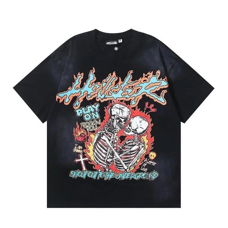 NEW Hell Studios Star Skeleton Play Printing Short - Adult & Kids T-Shirts, Sweatshirts & Hoodies apparel design preview 1