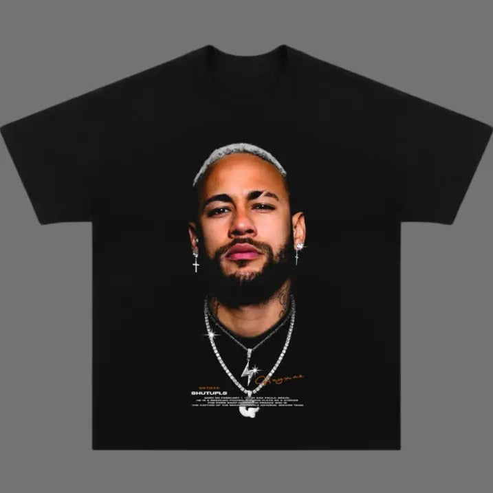NEYMAR Vintage Soccer Menswear Womenswear Streetwear - Adult & Kids T-Shirts, Sweatshirts & Hoodies apparel design preview 1