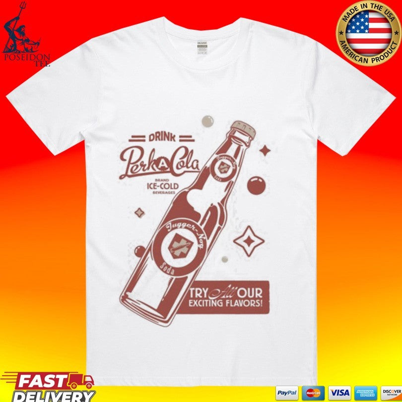 Call Of Duty Vintage Perk-a-cola Bottle - Adult & Kids T-Shirts, Sweatshirts & Hoodies apparel design preview 1