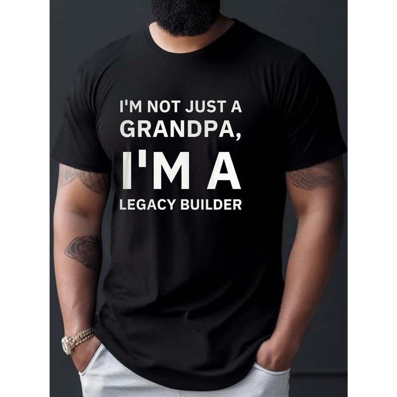 NOT JUST GRANDPA Print Casual Short Sleeve Summer - Adult & Kids T-Shirts, Sweatshirts & Hoodies apparel design preview 1