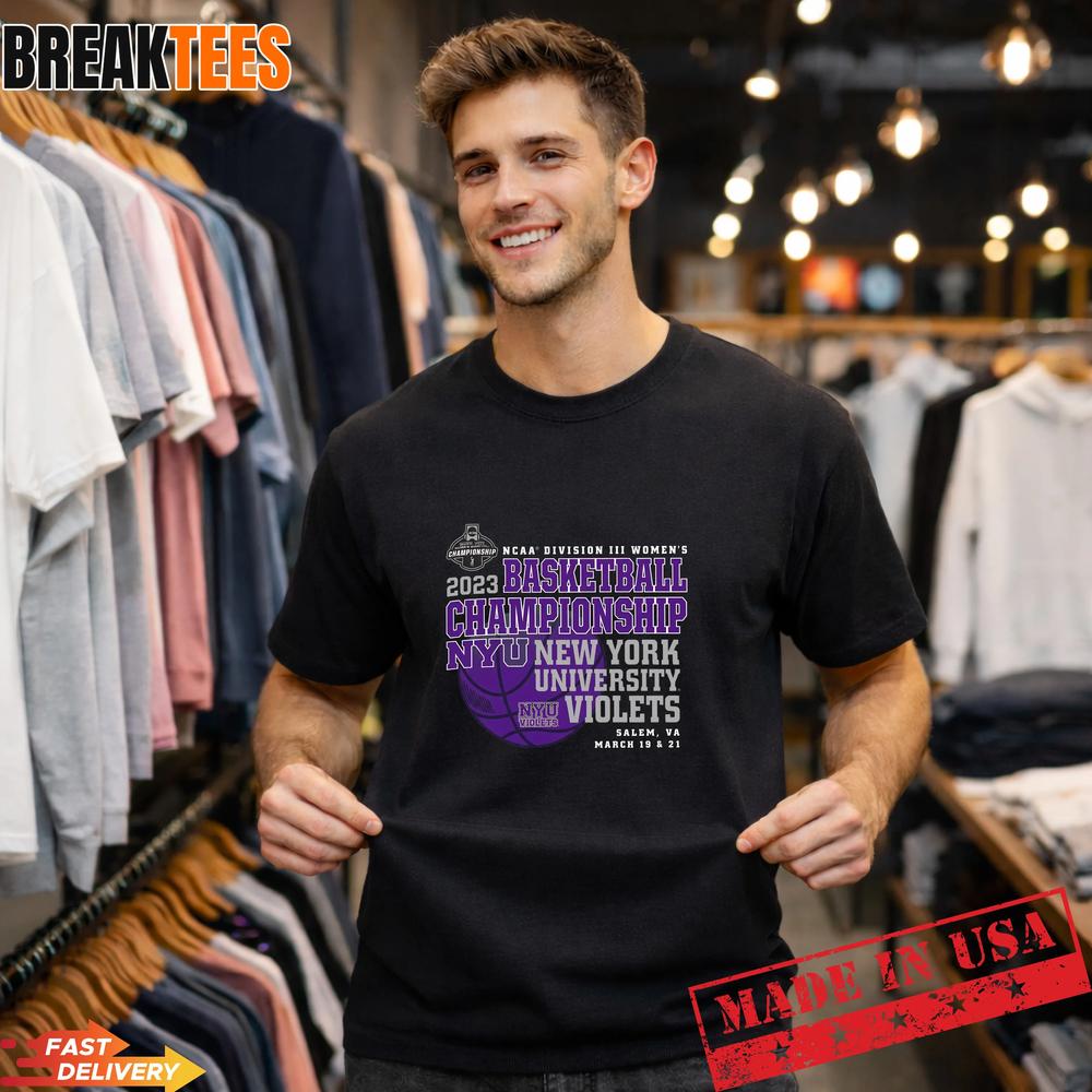 NYU Violets NCAA DIII Women's Basketball Championship - Adult & Kids T-Shirts, Sweatshirts & Hoodies apparel design preview 1