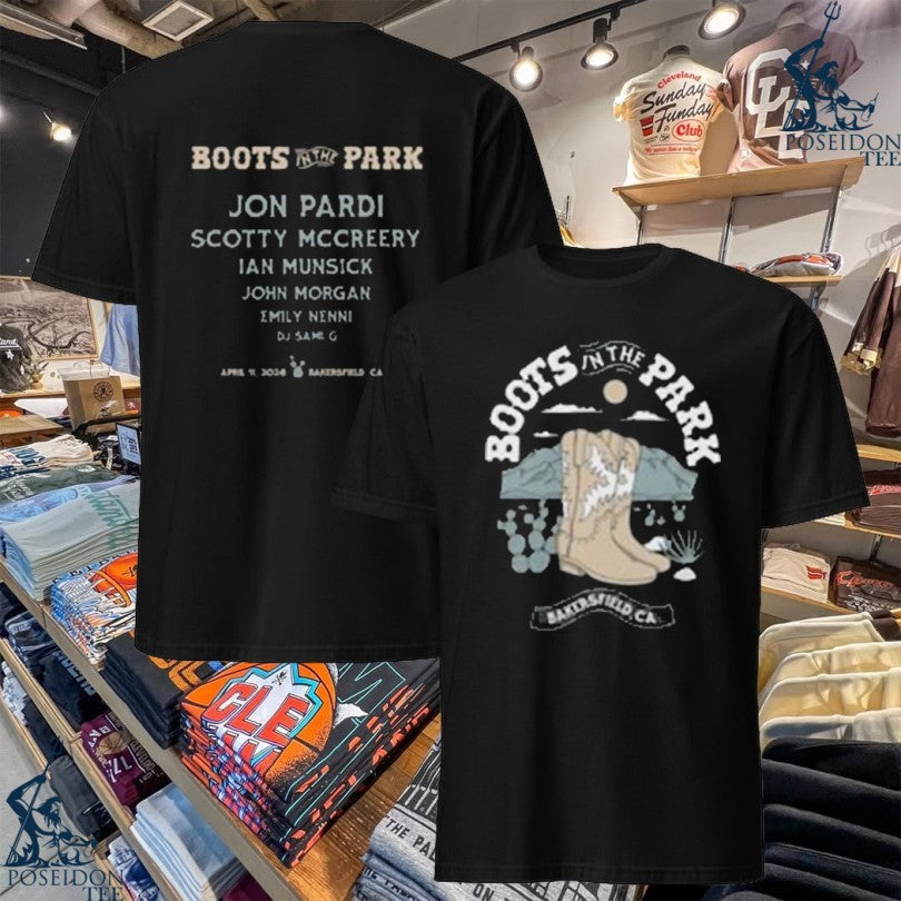 Boots In The Park 3.7.26 Norco - Adult & Kids T-Shirts, Sweatshirts & Hoodies apparel design preview 1