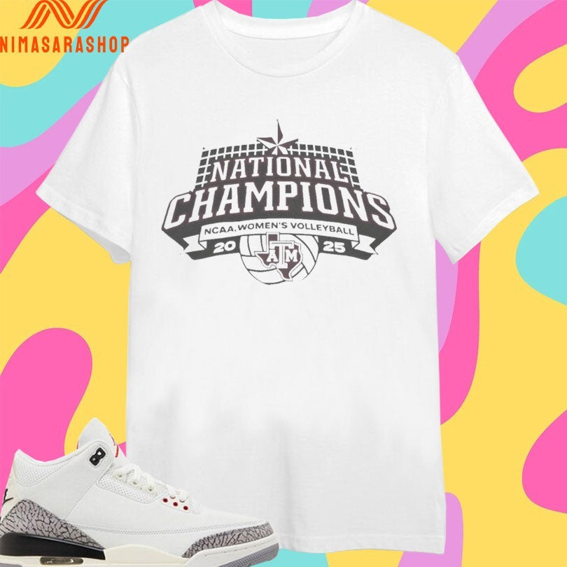 National Champions NCAA Women's Volleyball 2025 Texas - Adult & Kids T-Shirts, Sweatshirts & Hoodies apparel design preview 1