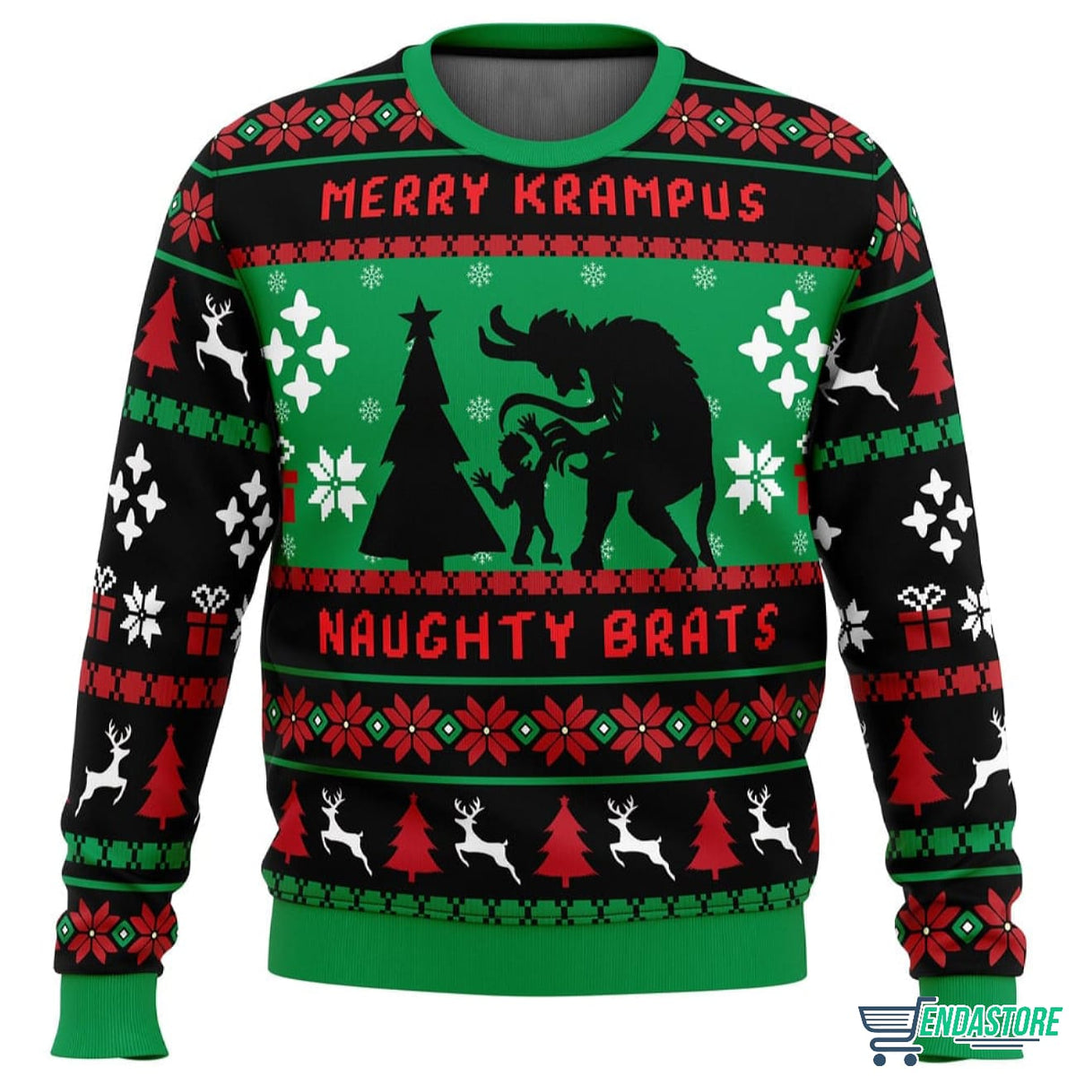 Naughty Merry Brats 3D Ugly Christmas Sweater - Holiday Gift product image