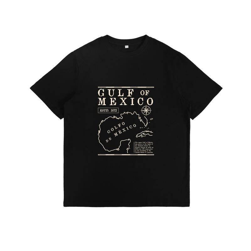 Nautical Historical Gulf Mexico: Estd. 1672" - Adult & Kids T-Shirts, Sweatshirts & Hoodies apparel design preview 1