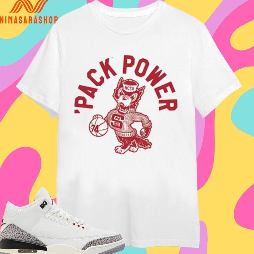 Nc State Wolfpack Men’s Basketball Pack Power - Adult & Kids T-Shirts, Sweatshirts & Hoodies apparel design preview 1