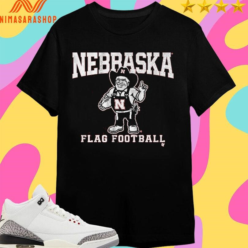 Nebraska Cornhuskers Flag Football - Adult & Kids T-Shirts, Sweatshirts & Hoodies apparel design preview 1